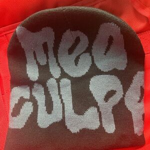 Three different Graphic Beanie! One black, One Blue and One Gray!